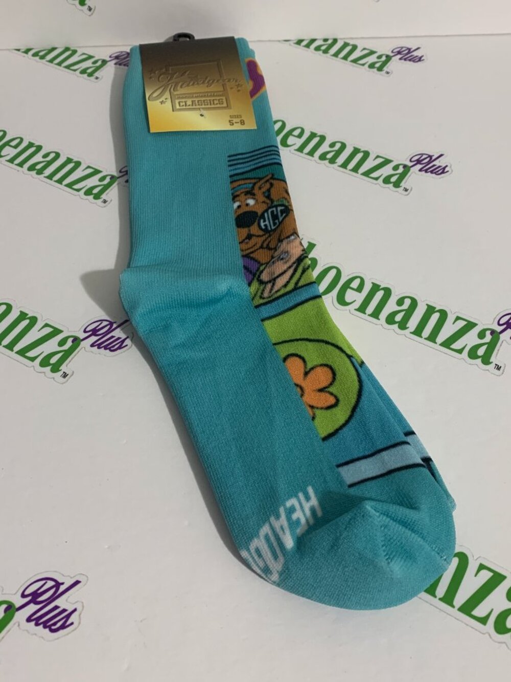 Headgear Classics Socks Scooby Doo Mystery Machine Shaggy Crew Mens Size 5 - 8